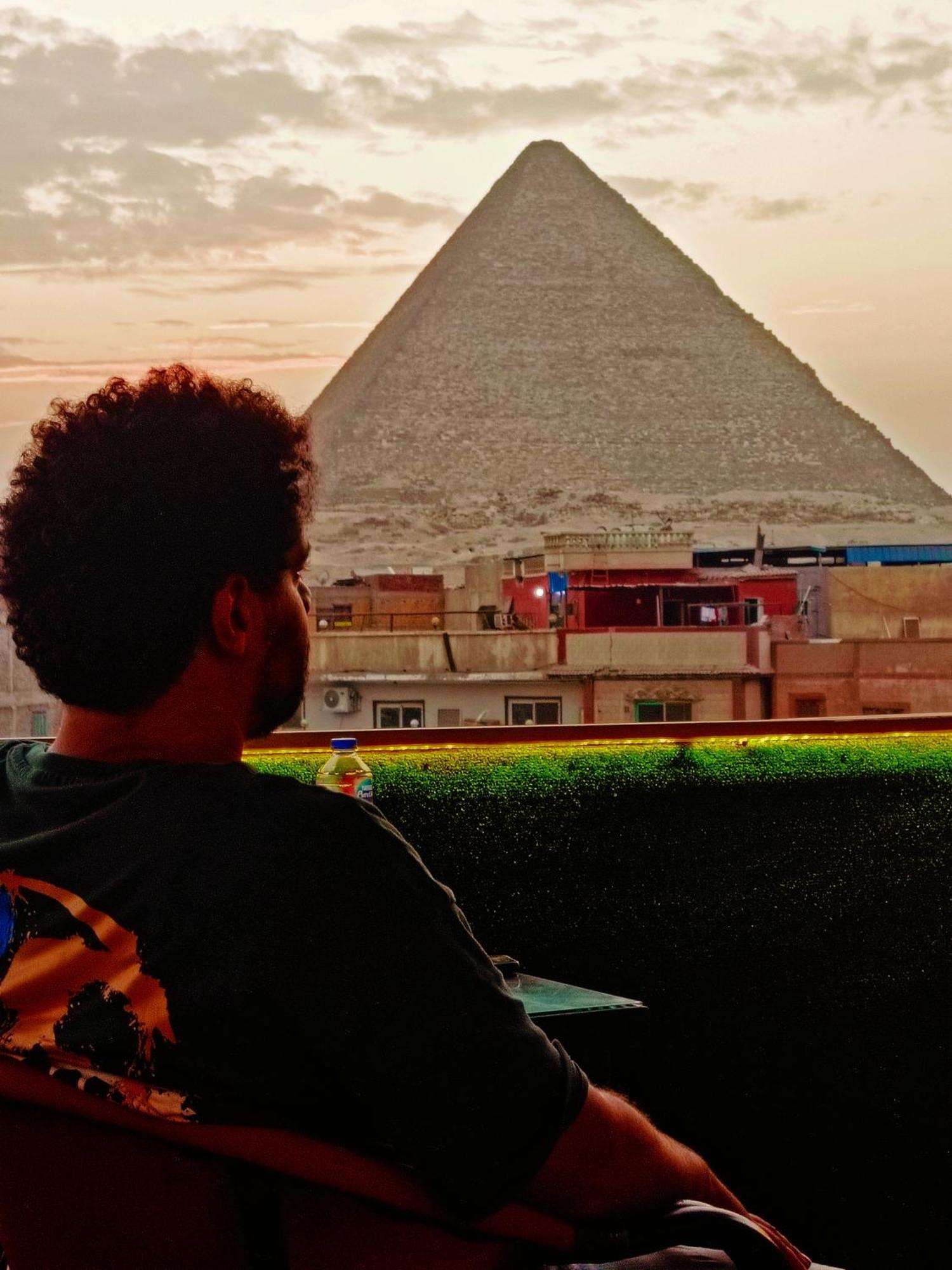 فندق Magic Golden Pyramids View Kafret el-Gabal المظهر الخارجي الصورة