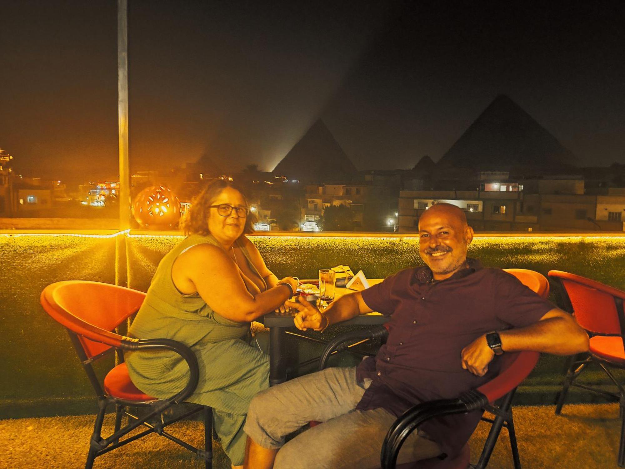 فندق Magic Golden Pyramids View Kafret el-Gabal المظهر الخارجي الصورة
